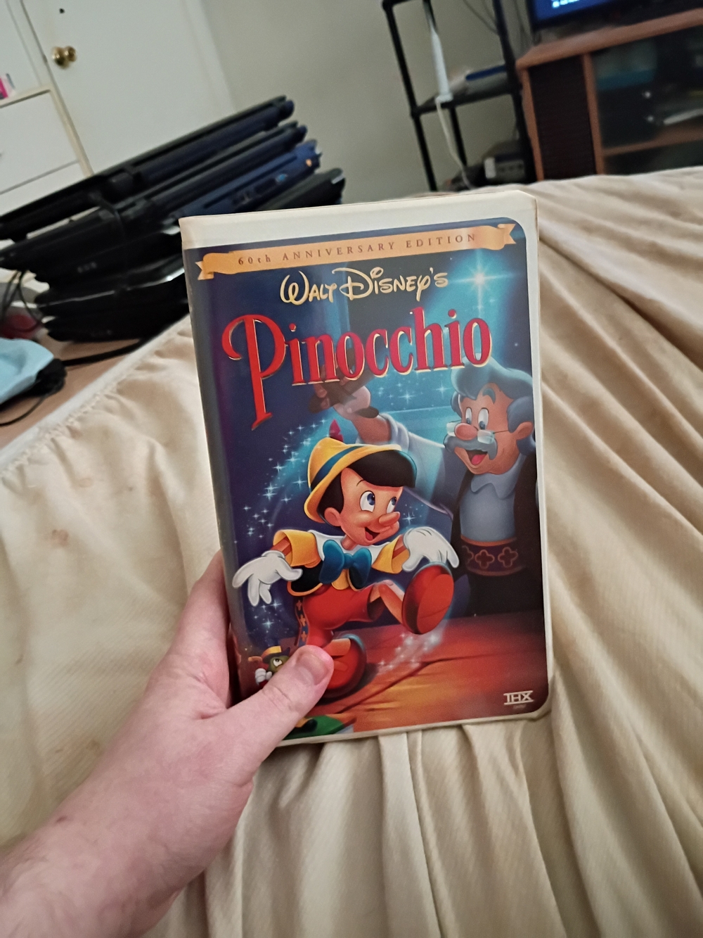 Disney Pinocchio VHS - Classic Blue Cover